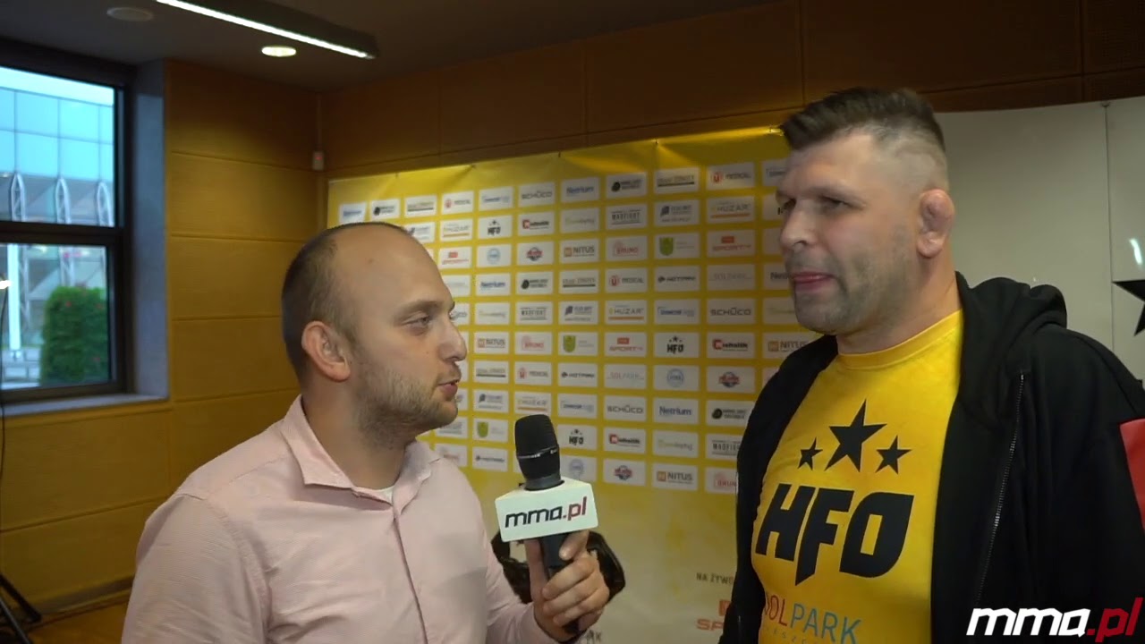TOMASZ JANISZEWSKI PRZED HFO SOLPARK: CAŁY CZAS TRENUJE KICKBOXING