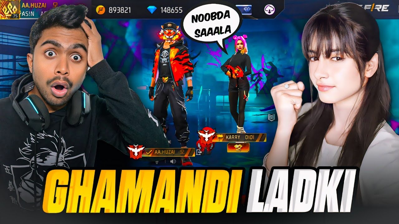 Ghamandi Ladki Vs 9 Years Old Kid 🤬 V Badge Youtuber Vs Cute Girl Gone Wrong - Garena Free Fire