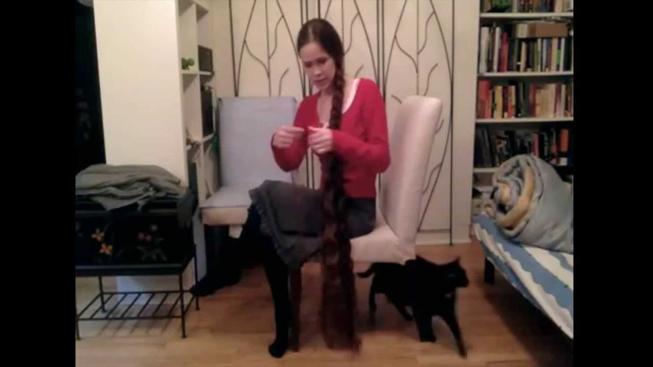 Handling super long hair - pt 4   detangling after drying