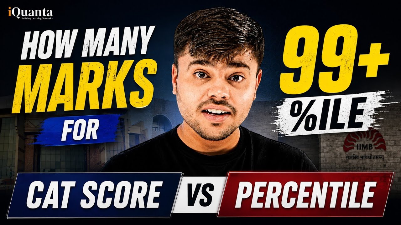 CAT Score vs Percentile (2021-2025) | How Many Marks Are Needed for 99 Percentile?