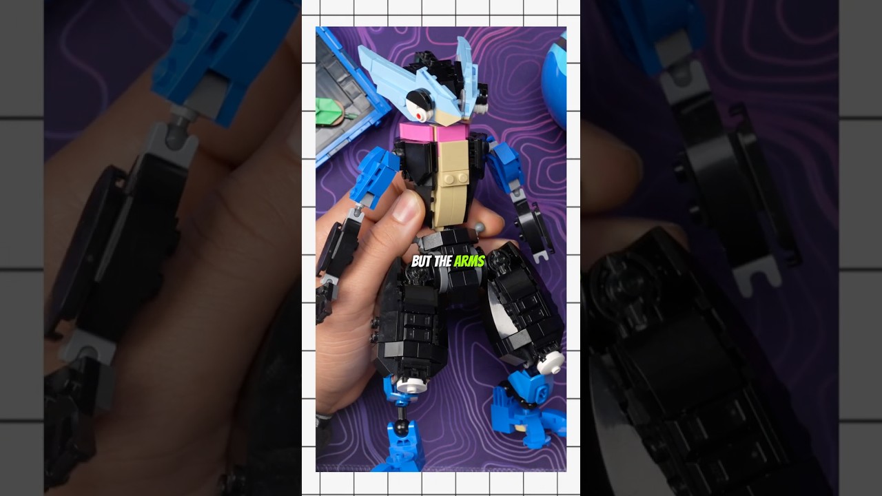 Тестирование компактных шарниров LEGO для улучшения подвижности #lego #shorts #technique