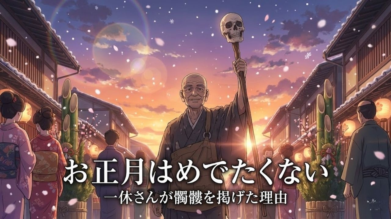 一休さんが教えるお正月の意味～骸骨を掲げた風狂の僧が問いかける、生と死の真実～