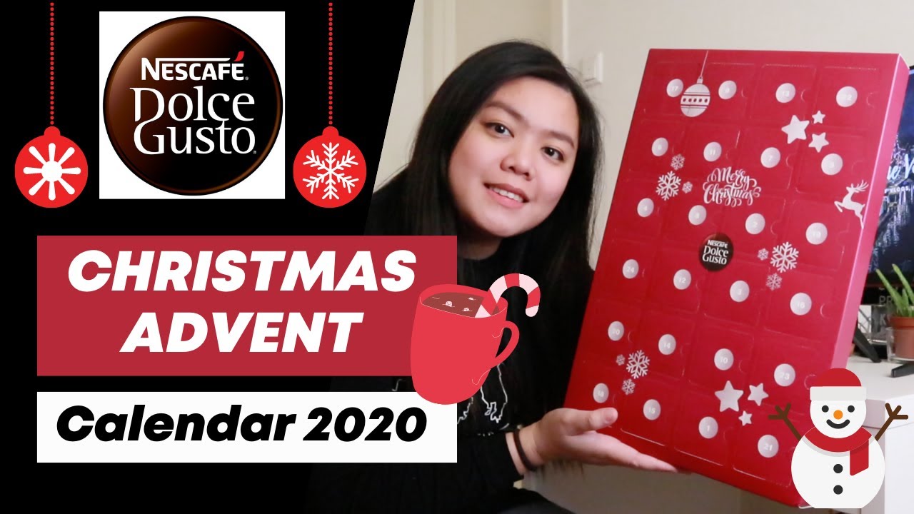 DOLCE GUSTO CHRISTMAS ADVENT CALENDAR 2020 UNBOXING | Starbucks Blonde Espresso Roast Taste Test