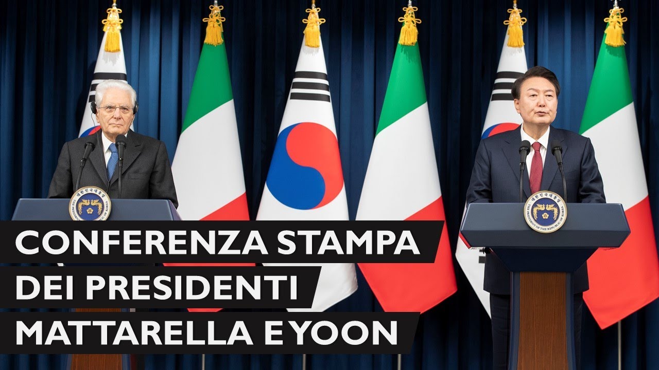 Dichiarazioni alla stampa dei Presidenti di Corea e Italia