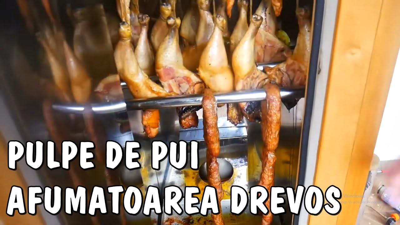 Viața la țară - Am afumat pulpe de pui la o Afumatoarea Drevos Profesionala (Repost 2022)
