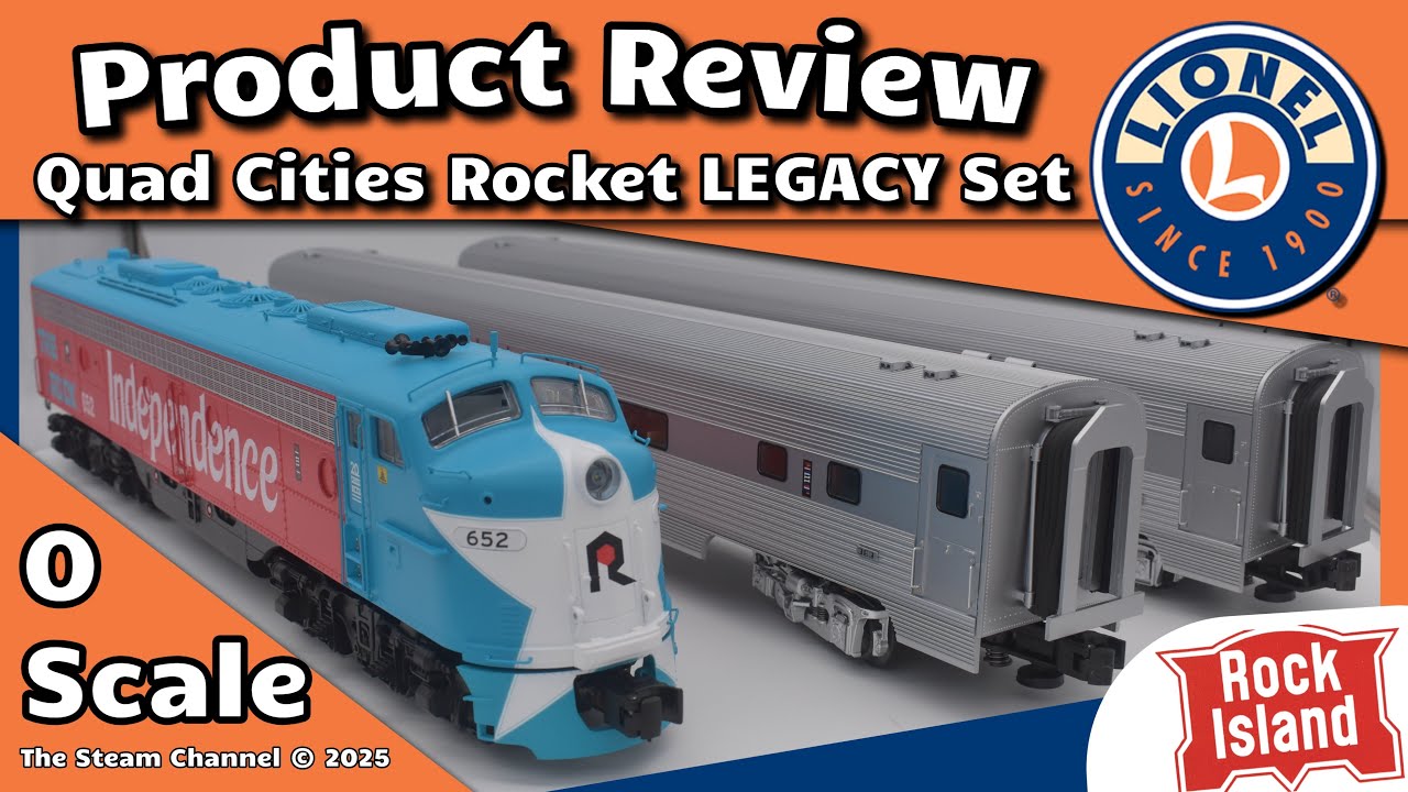 Product Review | Lionel Rock Island Quad Cities Rocket Legacy Set