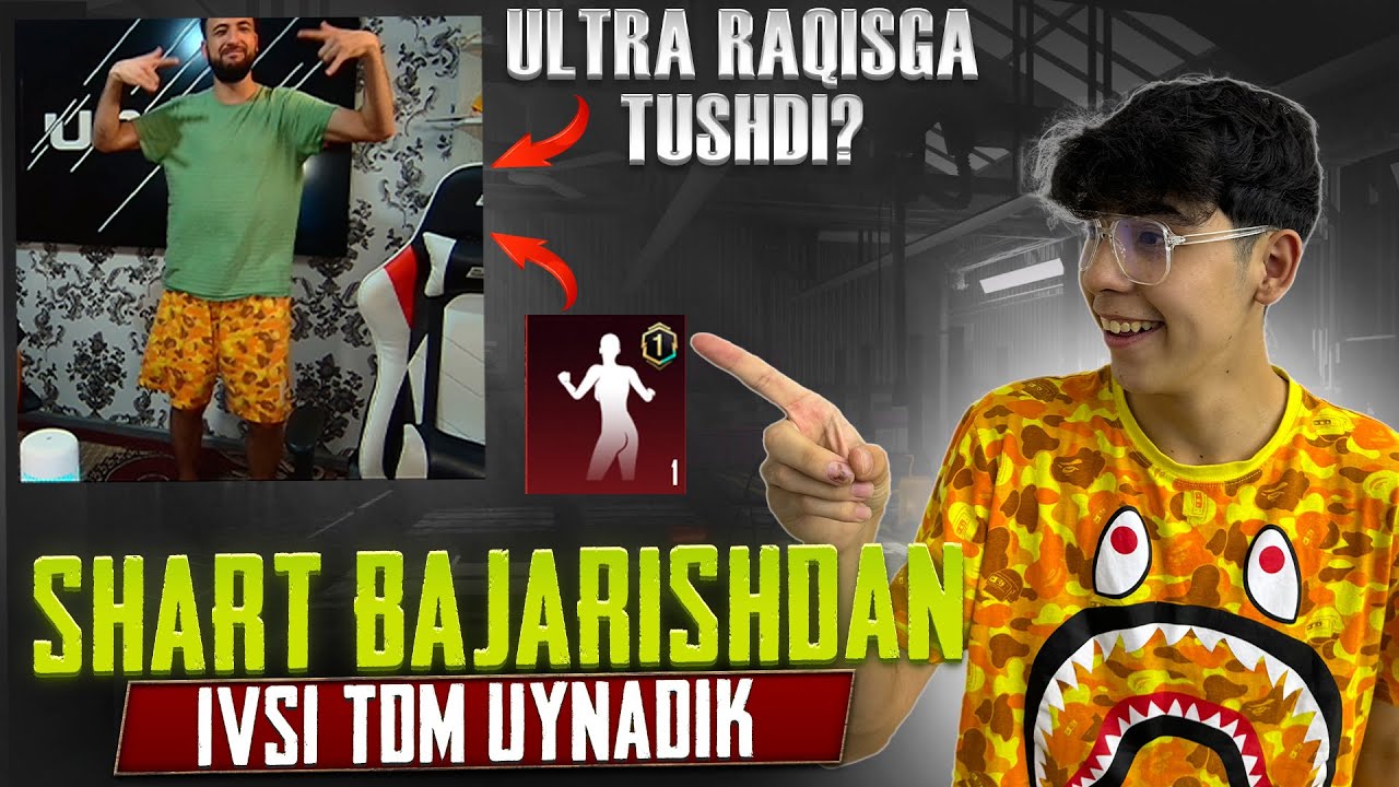 😳ULTRA BILAN SHART BAJARISHDAN  1VS1 TDM UYNADIK😱 - ULTRA RAQISGA TUSHDI?😂