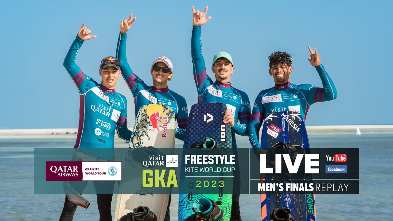 Men's Finals LIVE | Visit Qatar GKA Freestyle Kite World Cup 2023