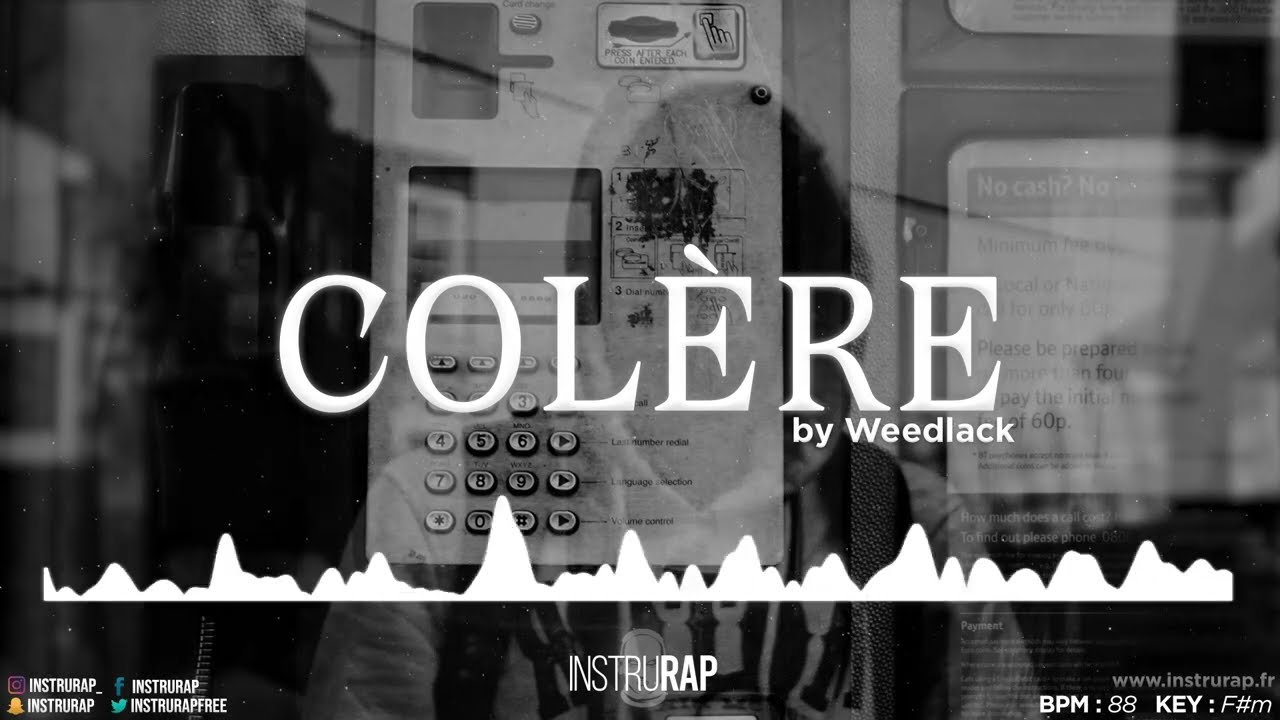 Instru Rap Old School/Classique/A l'ancienne - COLÈRE - Prod. By Weedlack
