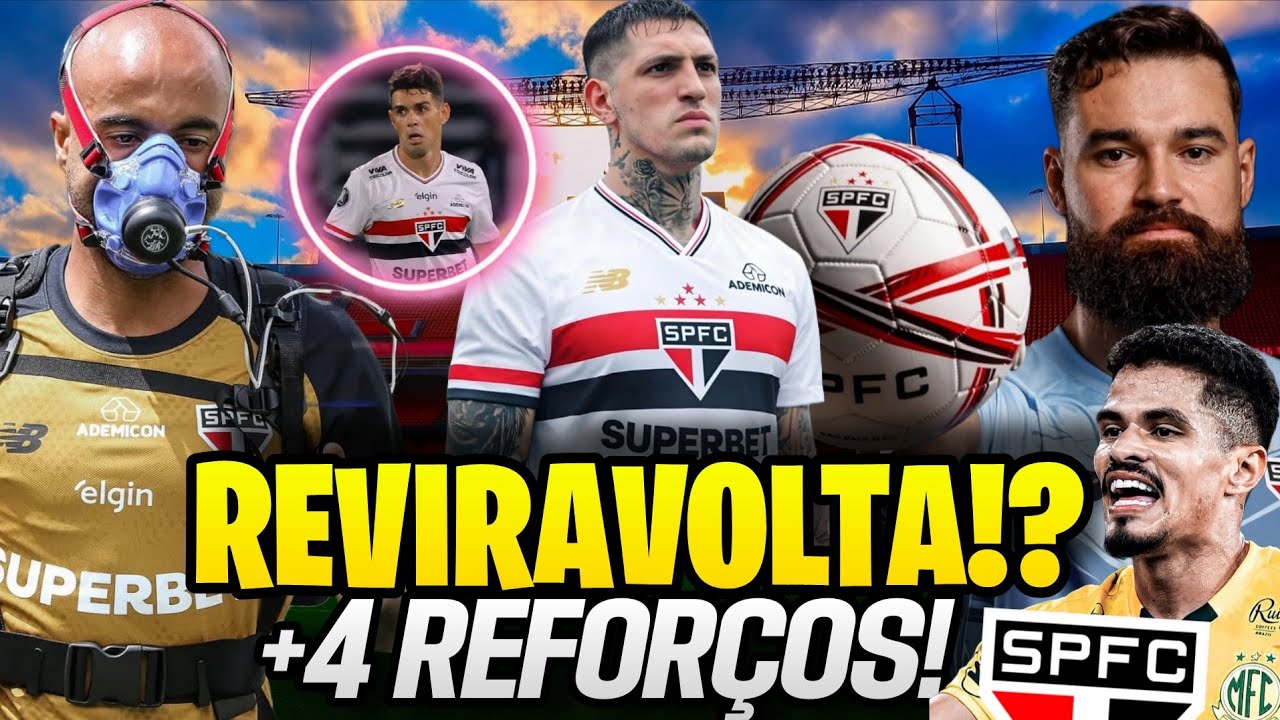 NOVA REVIRAVOLTA NO SPFC!? ANUNCIO OFICIAL; +4 CONTRATA&Ccedil;&Otilde;ES | GASTON AVILA LUCAS RAMON E+ INFOS