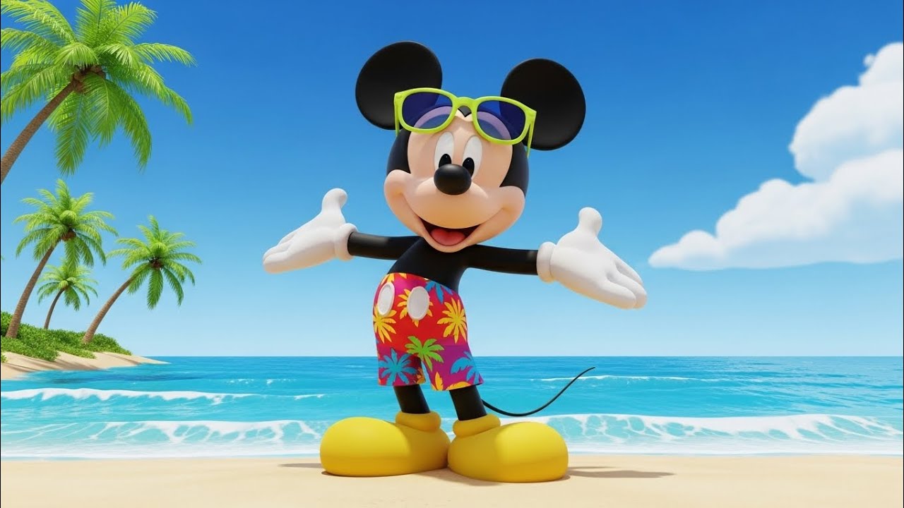 Mickey Mouse in Beach | Fun Summer Beach Adventure for Kids