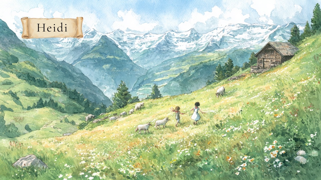 Spring in the Alps ☕️ Calm Music Inspired by Heidi