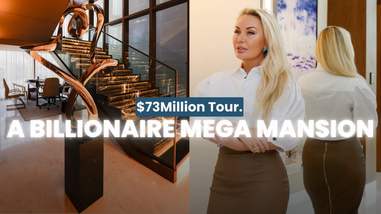 Внутри мегаособняка в Дубае стоимостью 73 000 000 долларов. Ощущение нереальности.