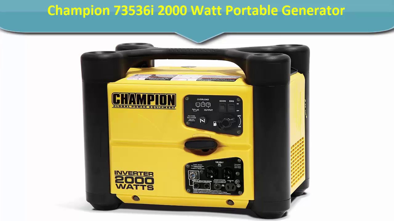 Champion 73536i 2000 Watt Portable Generator