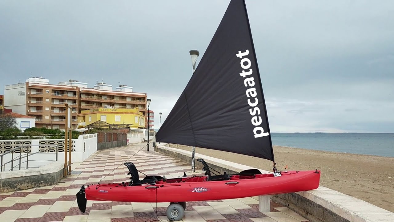 KAYAK HOBIE OASIS. SAILING DIY