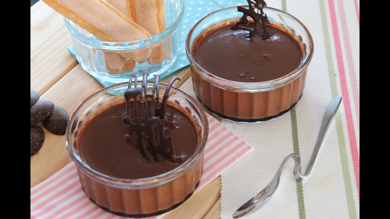 Natillas de chocolate light (sin leche y sin azúcar)