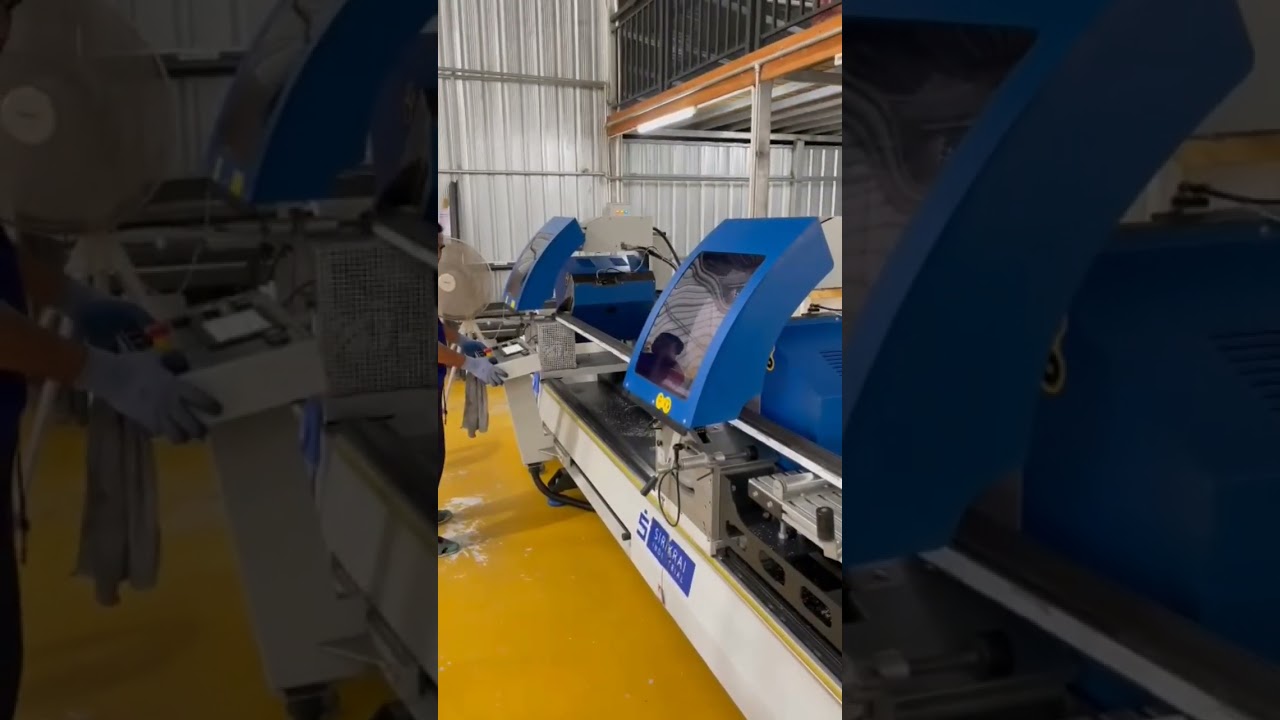Double head cutting machine (perfect cutting) #cutting #machine #thailand #2022 #shorts