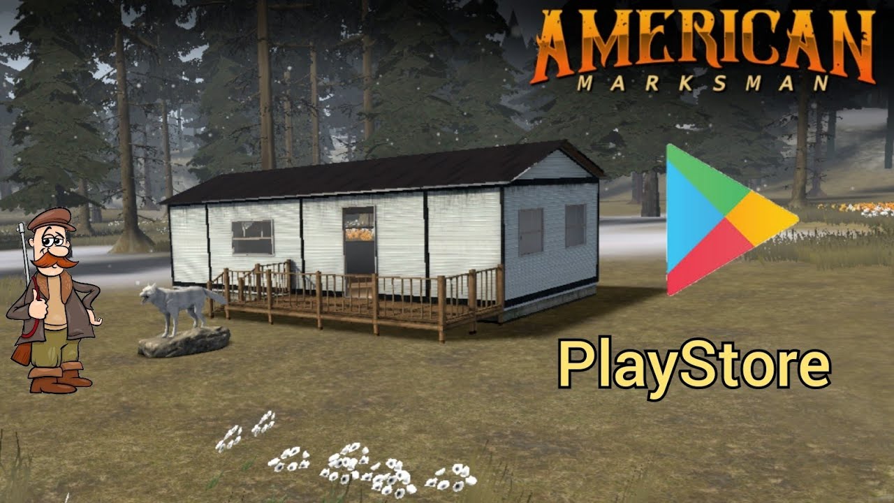 American marksman Gameplay android ,saiu! novo jogo de simulação de caça mundo aberto mobile