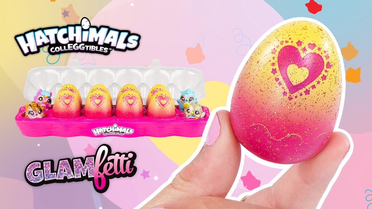 Pixies Hatch LIMITED EDITION Adorable Glamfetti Chonks! Hatchimals Unboxing Hatchimals