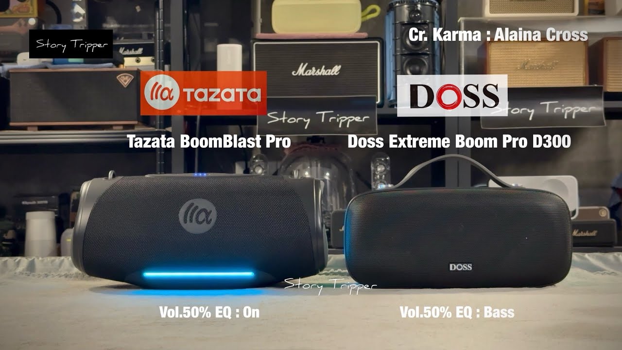 Tazata BoomBlast Pro vs Doss Extreme Boom Pro D300