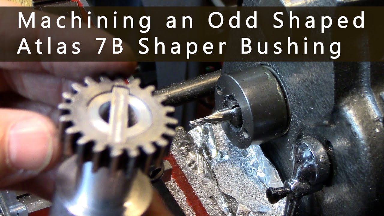 Machining a Bushing with 2 tabs using my Atlas Horizontal Mill, Atlas 618, and South Bend 10K Lathe