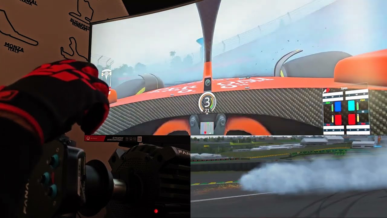 Sao Paulo BRASIL Ferrari 2024 60FPS FanatecDDpro