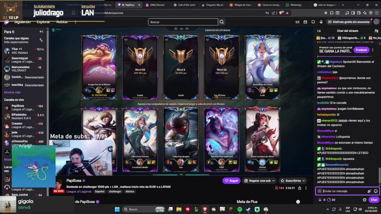 jugando asta que se me caiga el pelo