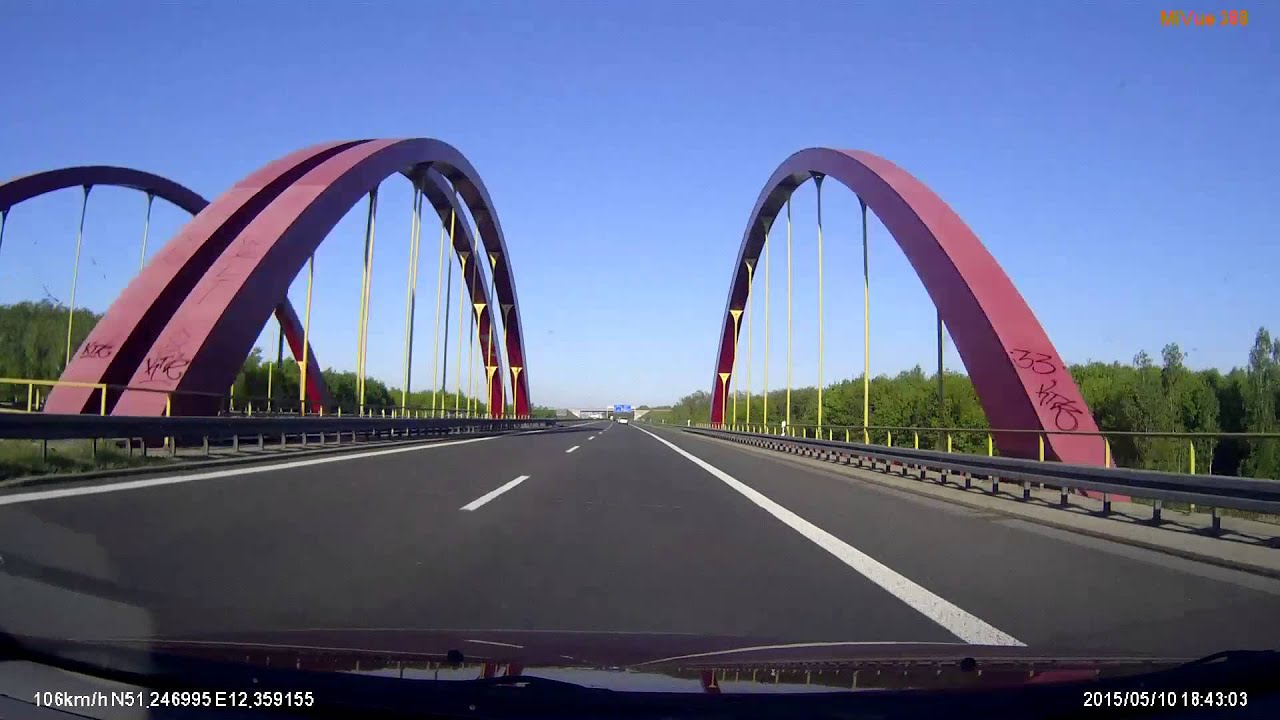 Niemcy (Deutschland) A38 Kreuz Rippachtal - Dreieck Parthenaue x3