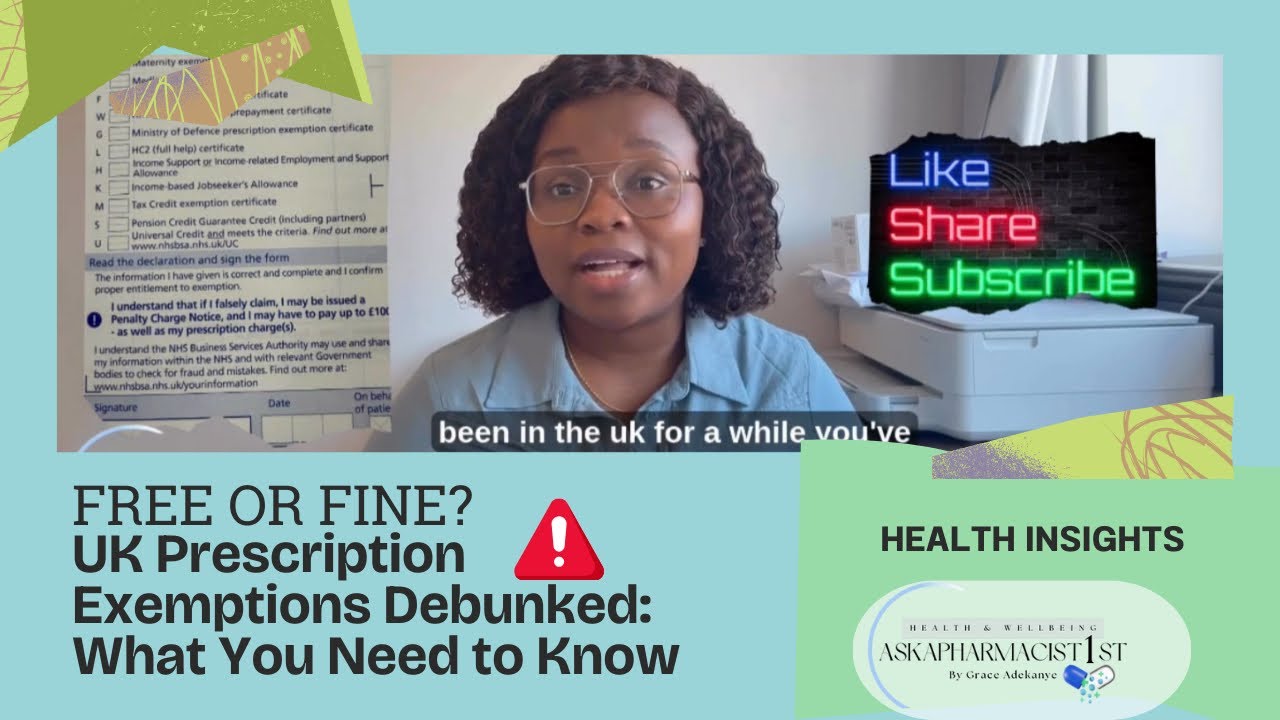 UK Prescription Exemptions EXPLAINED | Avoid NHS Fines & Claim What&rsquo;s Yours!