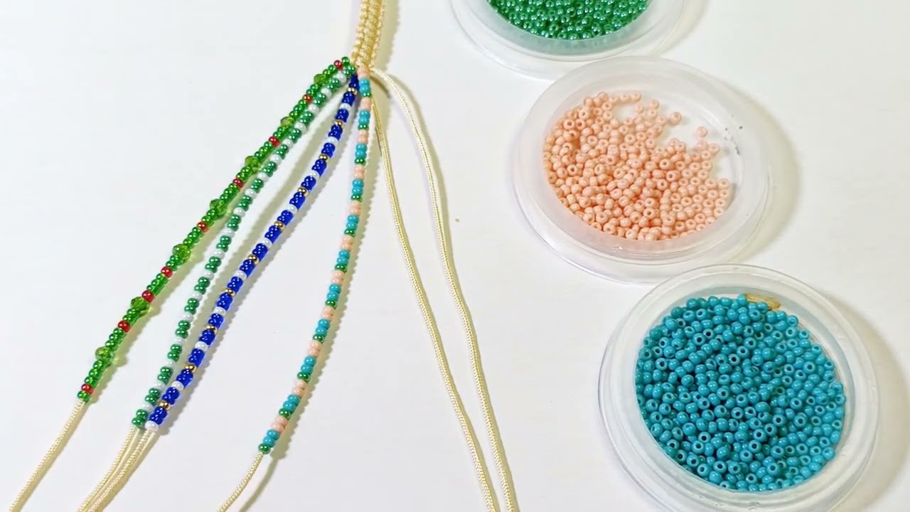Gana dinero con hermosa pulsera de mostacillas colorida Friendship