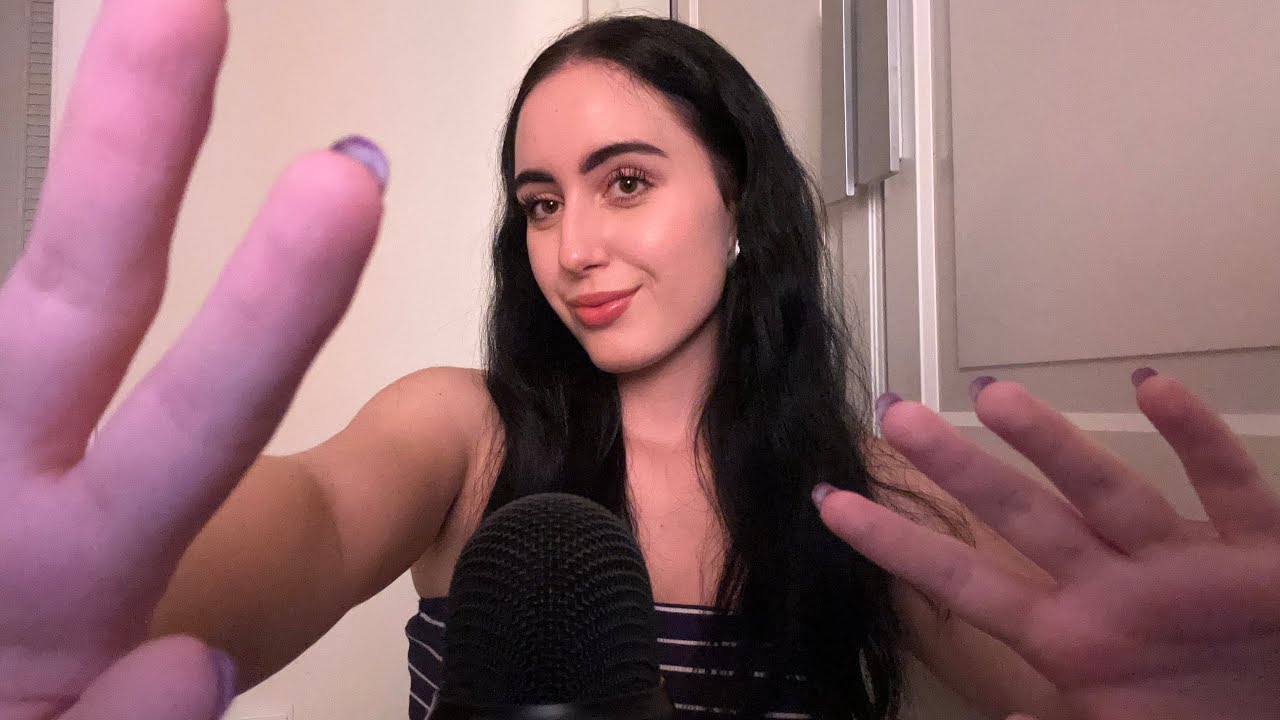 asmr ~ hand & mouth sounds + visuals #asmr 