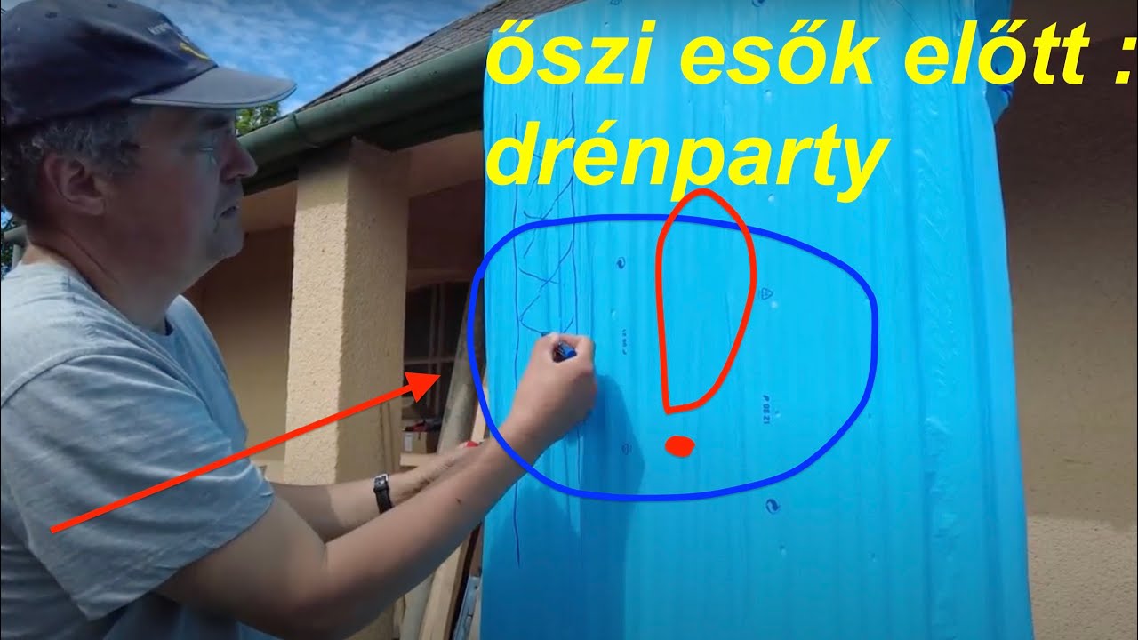 Drénezz velem! Ilyen volt a Drénparty! Jönnek az őszi esők, és ez a ház már nem fog ázni!