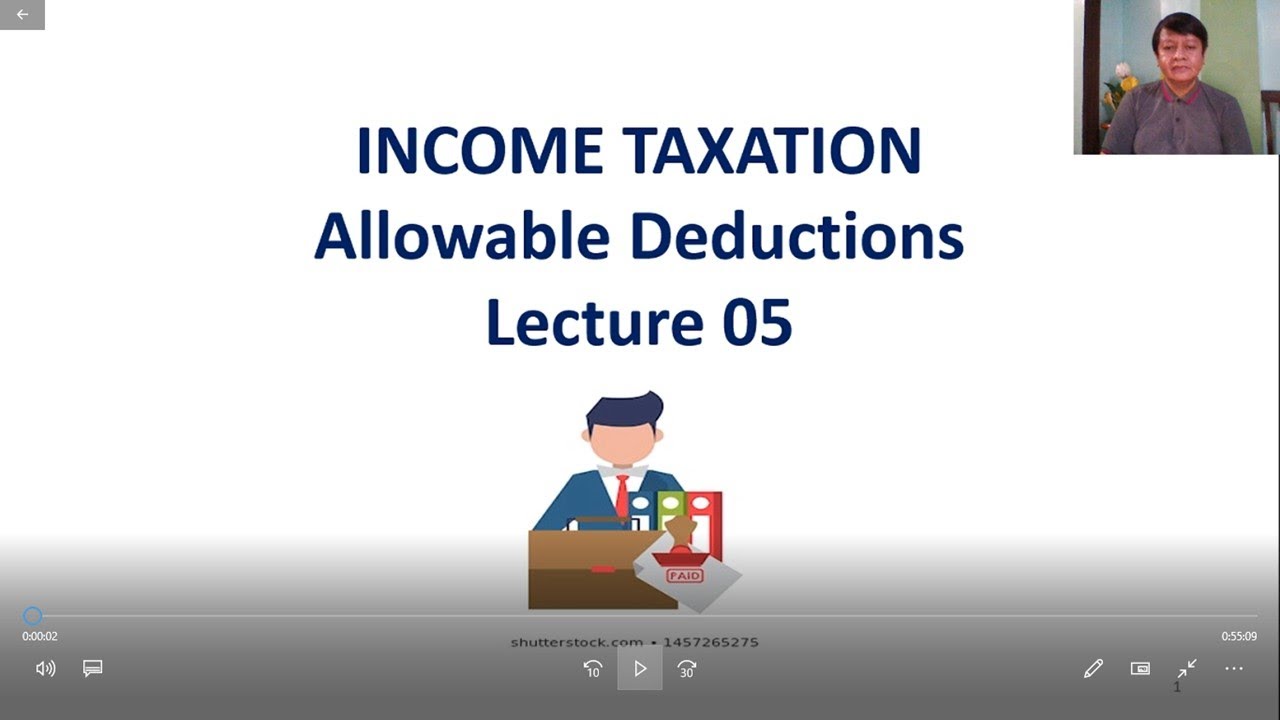 Income Taxation - Allowable Deductions