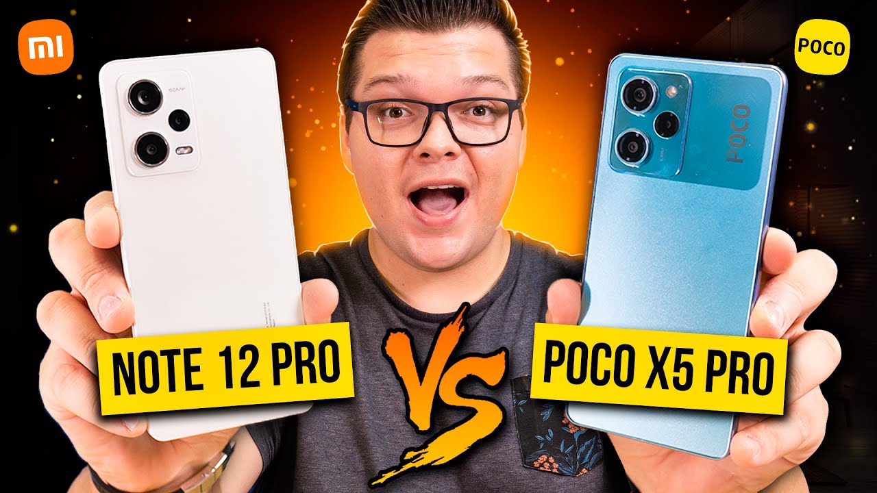 Comparei TUDO! Poco X5 PRO vs Note 12 PRO! Qual é MELHOR?
