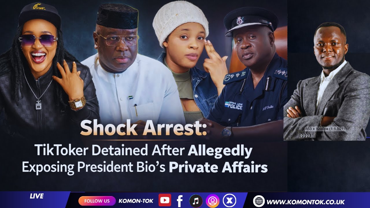 Claims Rock State House: President Bio Allegedly Fathers Child With TikToker, Whistleblower Arrested