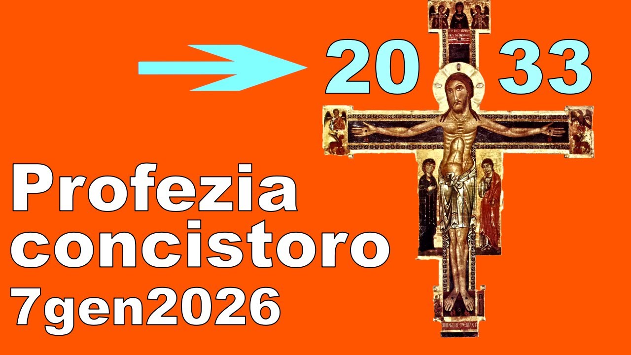 Profezia concistoro 2026= Giubileo 2033 &ndash; Professionisti 03 &ndash; Convinzione-Contraddizione