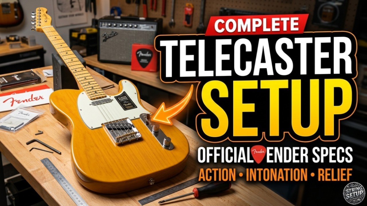 Telecaster HS complete setup with Fender's official specs