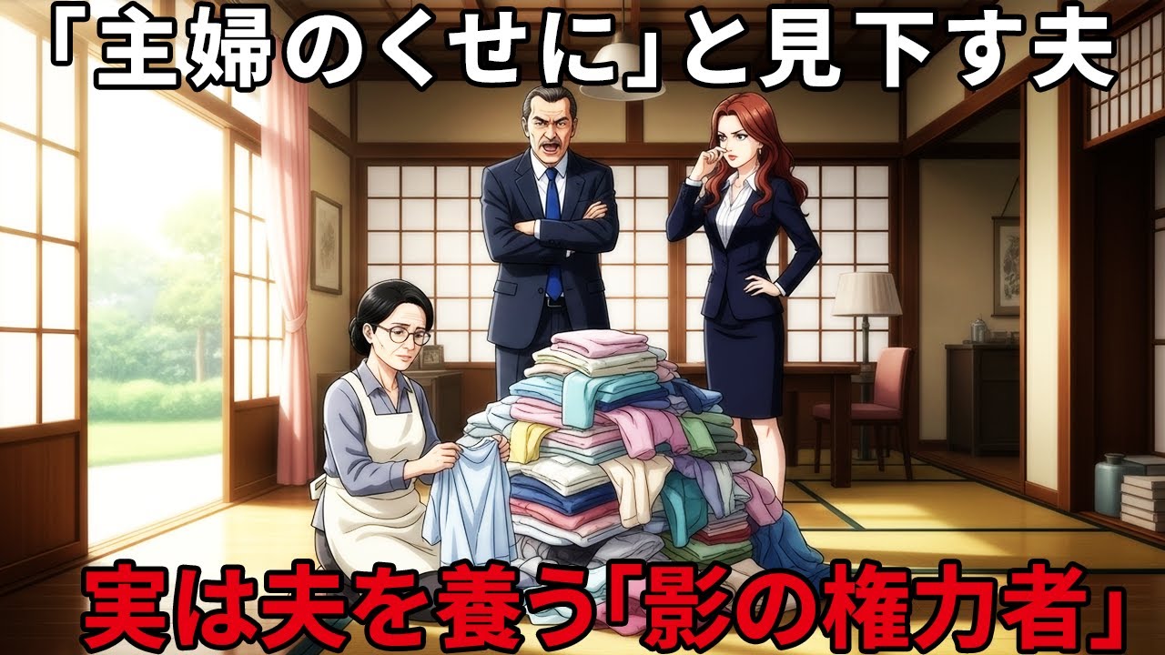 「主婦のくせに」と蔑む夫。実は私が世界中の富豪から指名される“影の権力者”で、夫を養っていたと告げた修羅場
