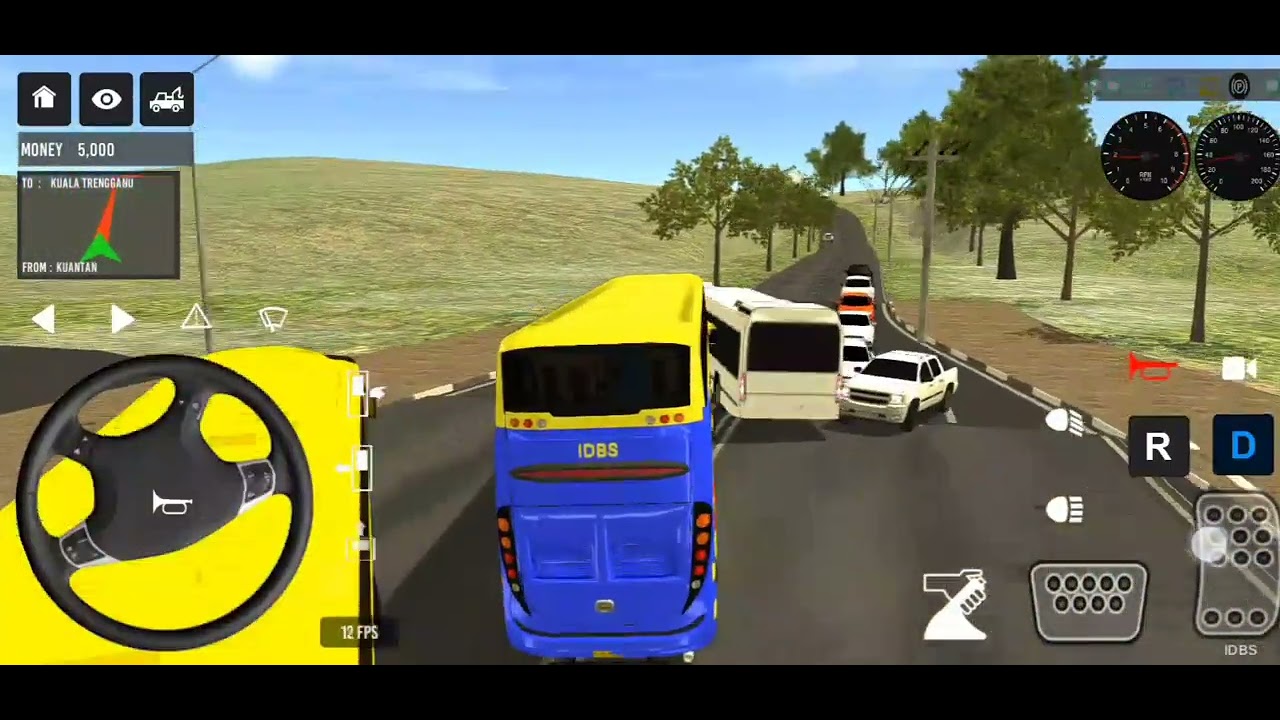 Indonesia Coach bus driving | Euro bus simulator 2025 Android gameplay...