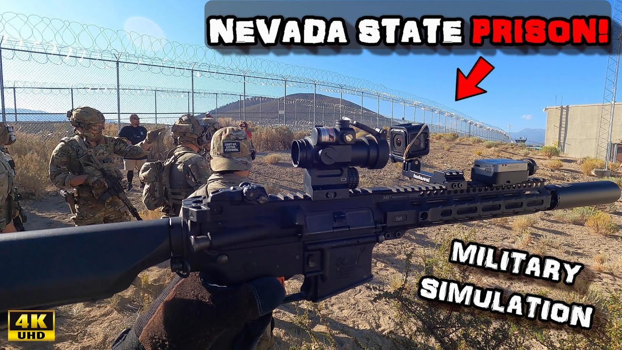 Airsoft MILSIM at Nevada State PRISON! Operation Lion Claws |OP Castle| Episode 1
