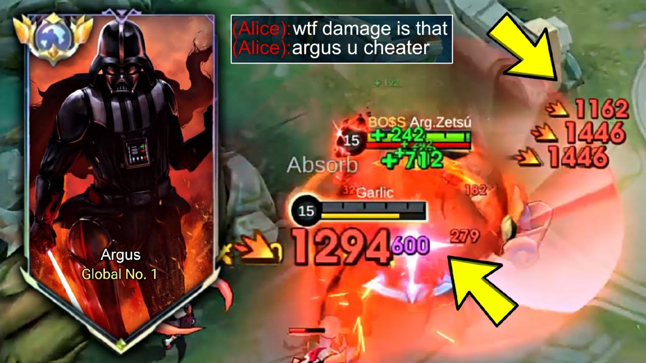 BRUTAL DAMAGE!! ALL HIT CRITICAL | ARGUS BEST SOLO RANK BUILD 2025