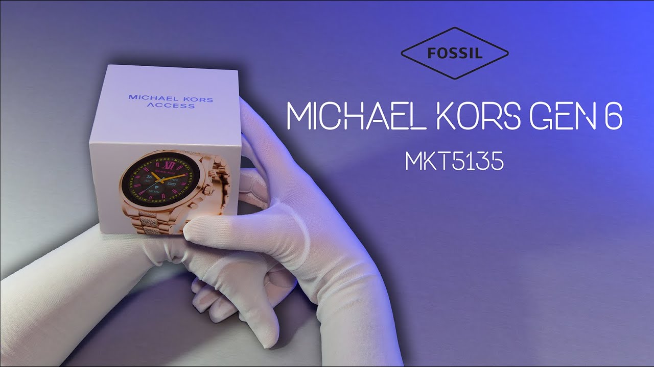 Michael Kors Gen 6 Access smartwatch MKT5135 unboxing