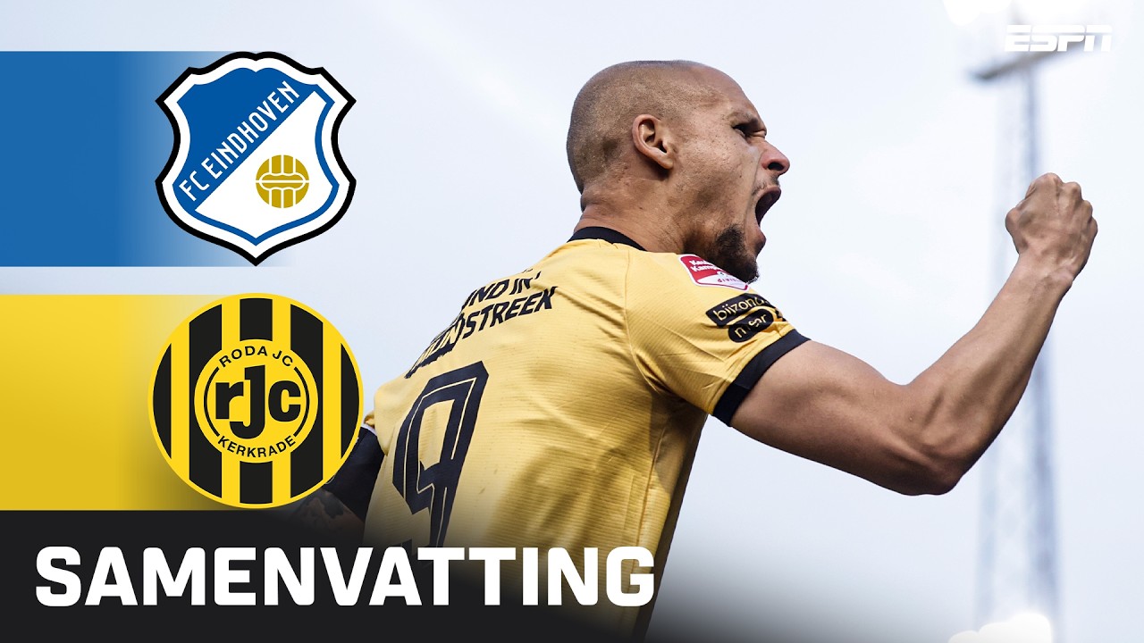 Anthony van den Hurk met DUBBELSLAG voor RODA JC 👷⚽️  | Samenvatting FC Eindhoven - Roda JC