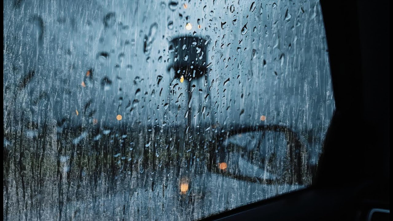 Fall Asleep Fast in 3 Minutes with Pouring Rain on the Car and Powerful Thunderstorm All Night #001