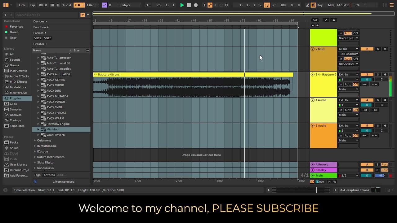 Beginner Ableton Test day 2