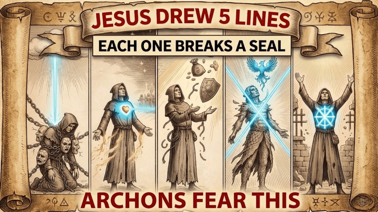 Jesus Drew 5 Lines in the Dirt — Each One BREAKS an Archon Seal