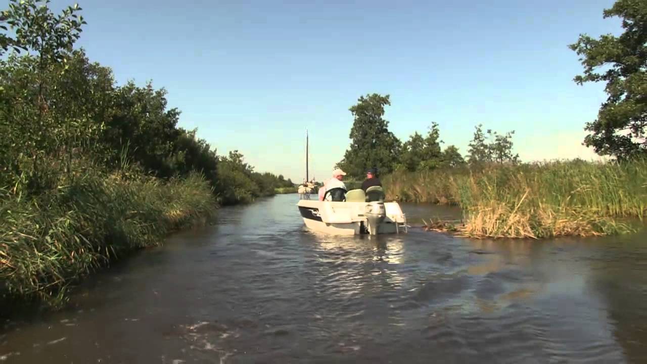 Mit dem Boot in Holland