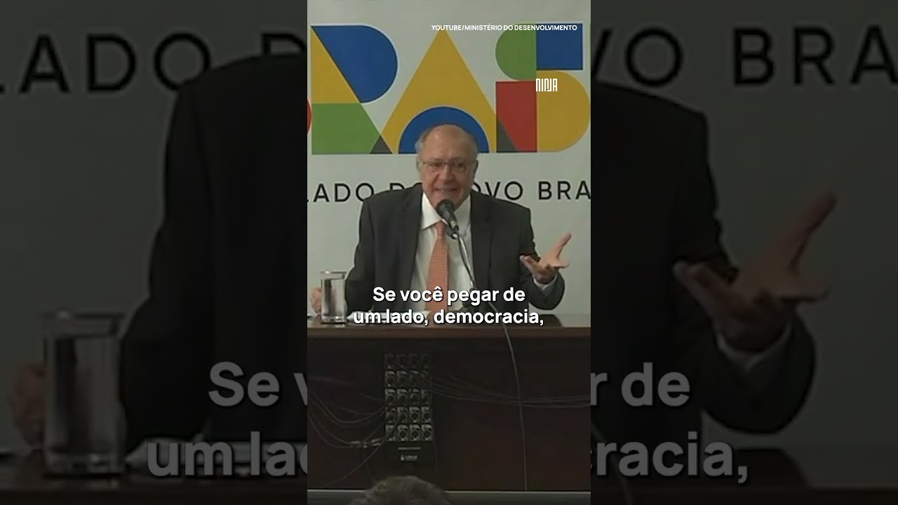 💣 Alckmin alfineta Fl&aacute;vio Bolsonaro: &ldquo;quem defende ditadura n&atilde;o devia&hellip;&rdquo; 🚨