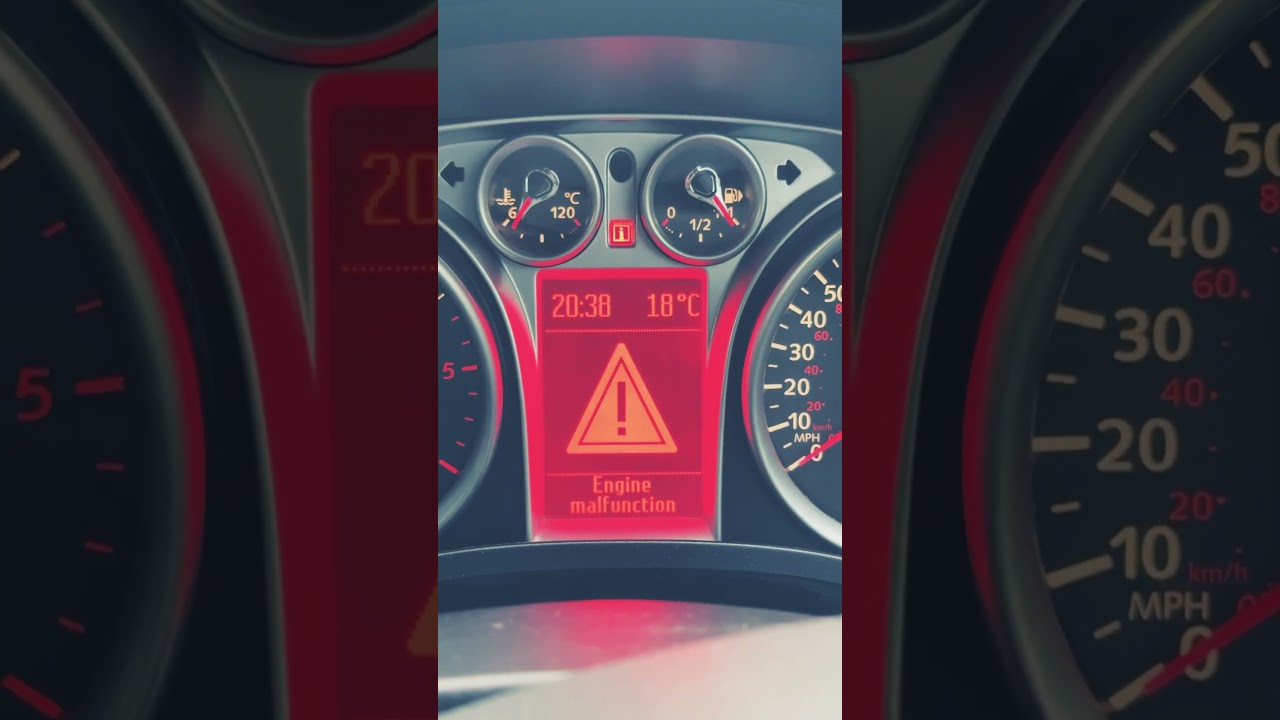 Ford Focus MK2 engine malfunction ⛔️‼️#fordfocus #engine #problem #shortvideo #repair #shorts