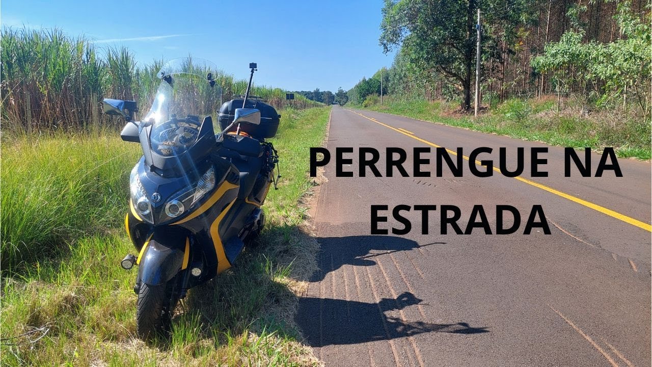 Teria coragem de pilotar sua moto nessa estrada à noite?